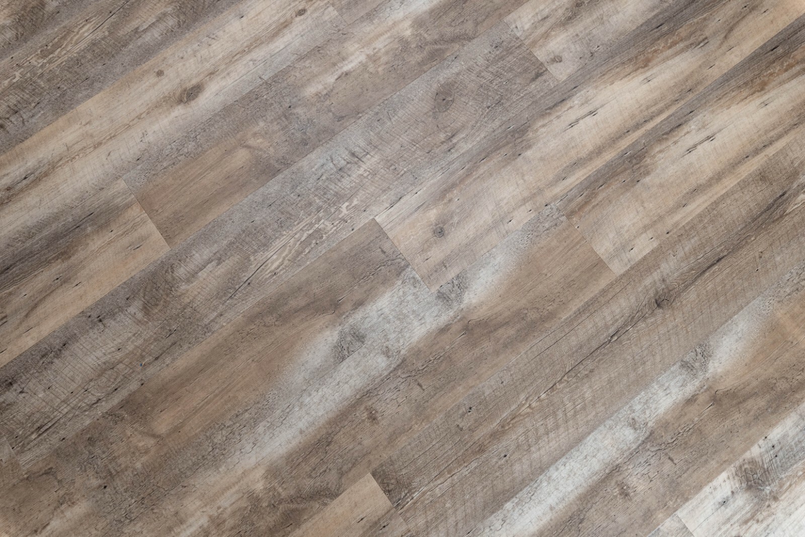8mm Zion Luxury Vinyl WPC Plank With IXPE Rubber Pad Sample