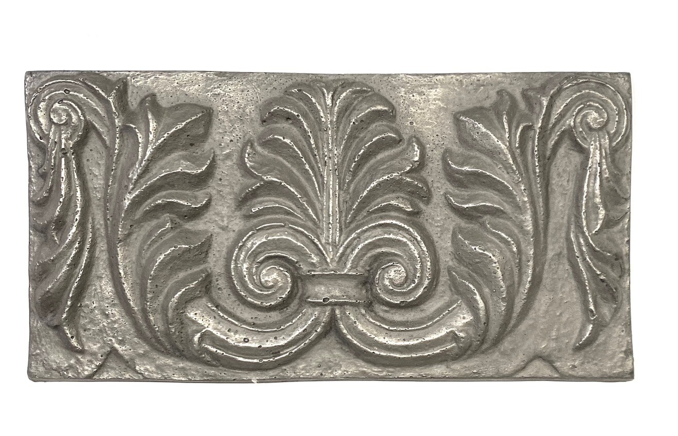 6×12 Firenze Silver Metal Resin Decor Accent Art Craft Tile Backsplash Tile