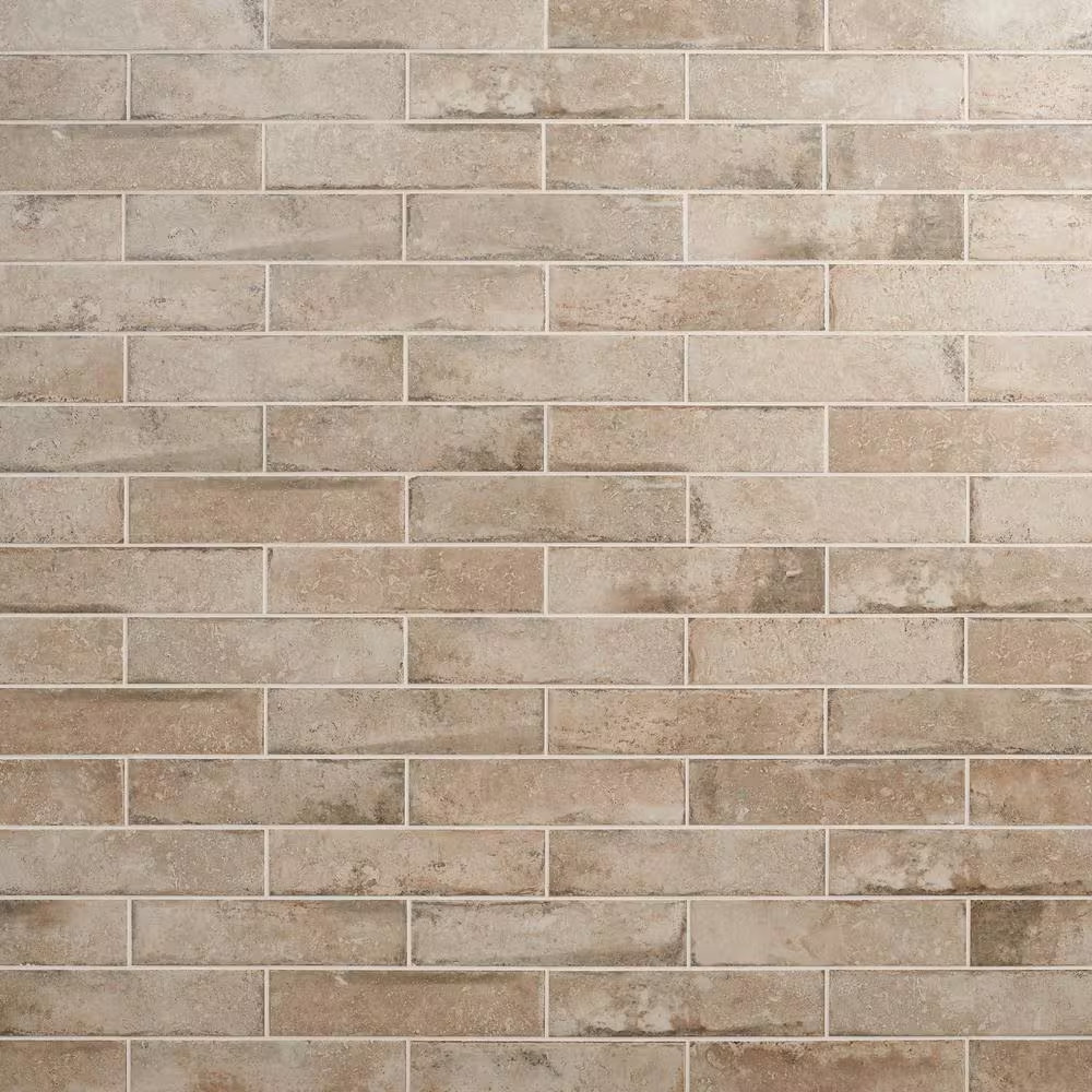 Granada Delfi 3 In. X 12 in 9.5Mm Natural Porcelain Floor and Wall Tile (46-Piec