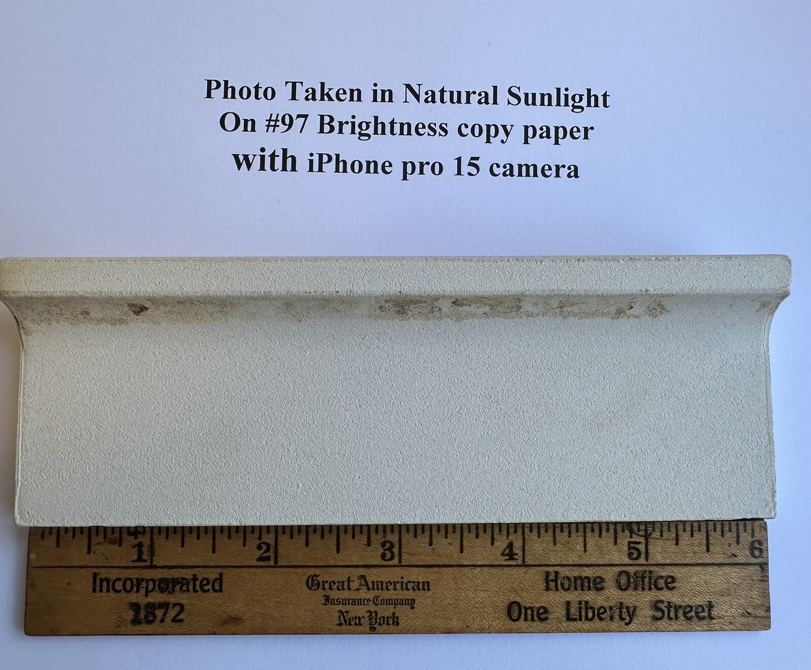 1 pc. Lite Brown+hint of pink: 2″ X 6″ X 5/8″ Matte Ceramic Radius Bullnose Tile