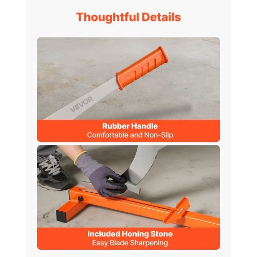 12 inch Vinyl Floor Cutter, 10mm Thick Laminate Flooring Cutter with Cutting Ang