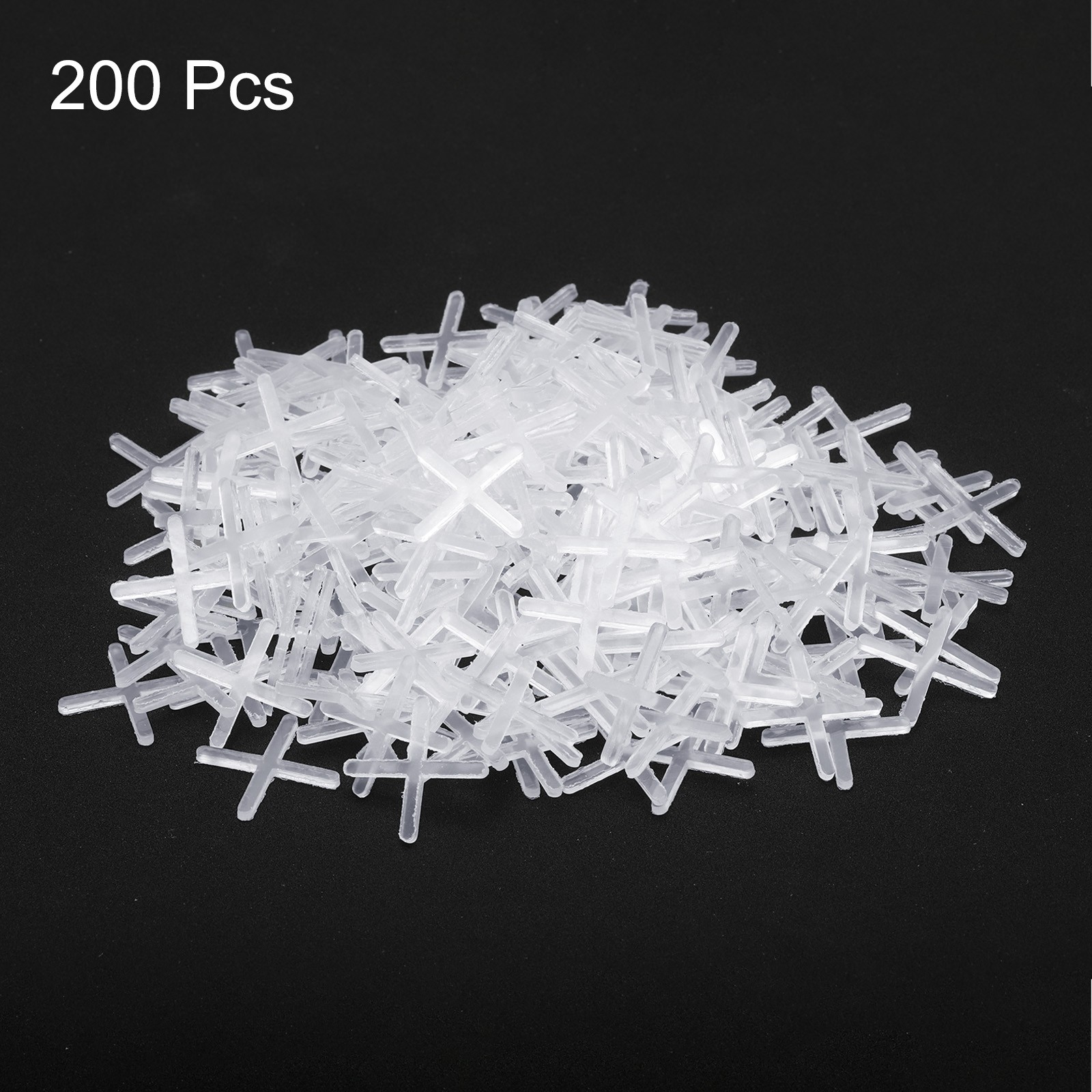 200pcs Tile Spacers 2mm Hard Plastic Cross Tiles Leveler Spacer for Ceramic