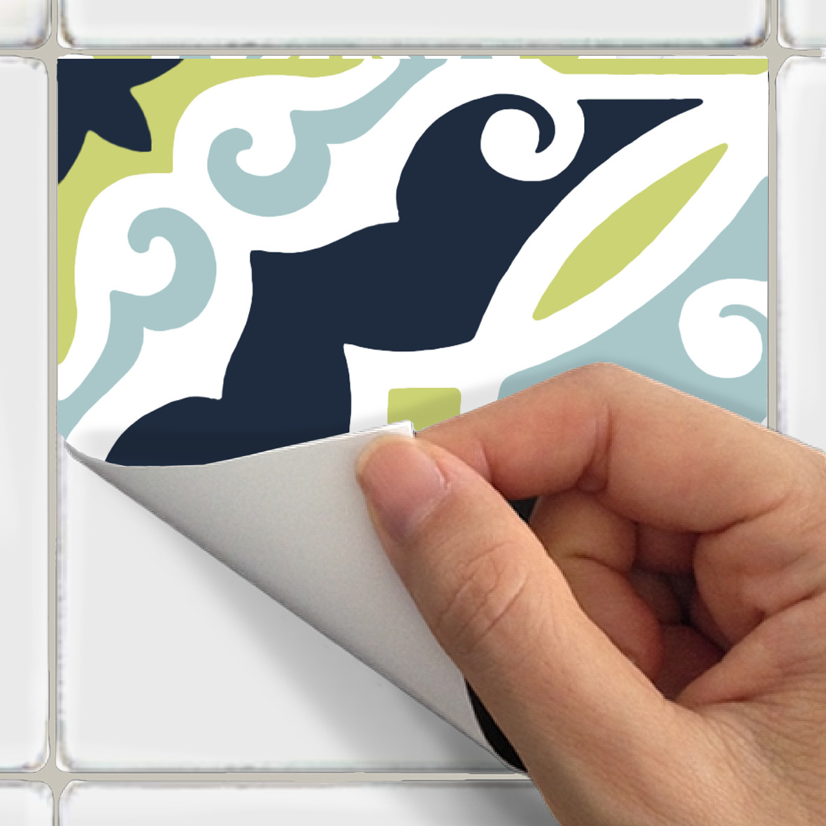 Tile Vinyl Stickers Decorative Kitchen Bathroom: F002