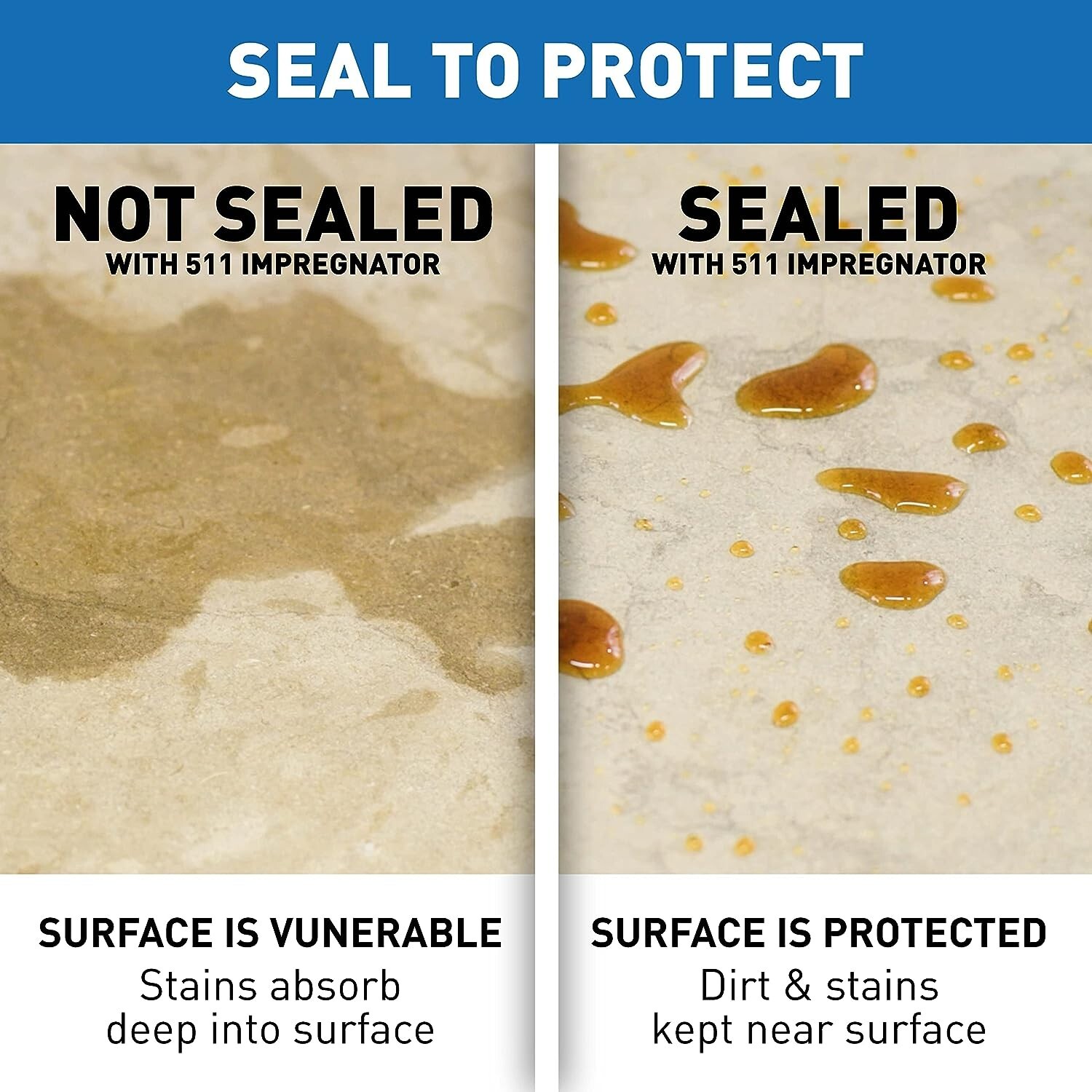 (4) Rust-Oleum® Miracle Sealants™ 511 Impregnator Sealer * 4 PINTS * #511PT
