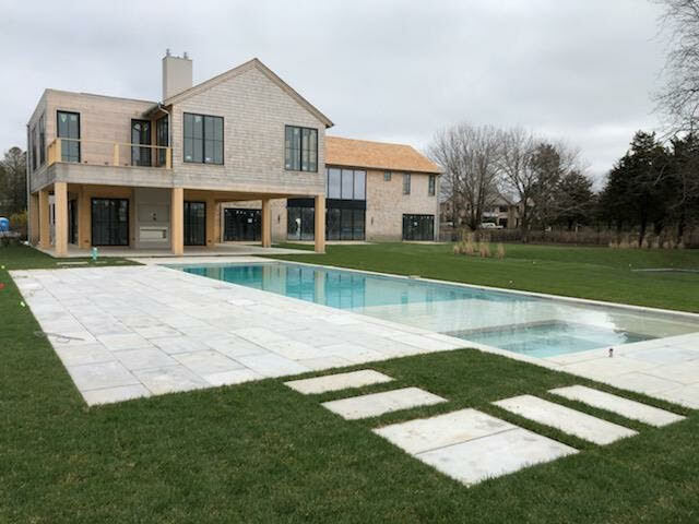 Gray / white modern concrete pavers 24x24x2 $20 each *80 lbs*