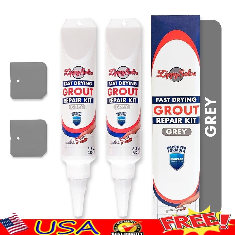 Grout Repair Kit Easy to Use Fast Drying Waterproof Spatula Tile Surfaces