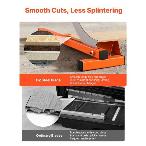 12 inch Vinyl Floor Cutter, 10mm Thick Laminate Flooring Cutter with Cutting Ang