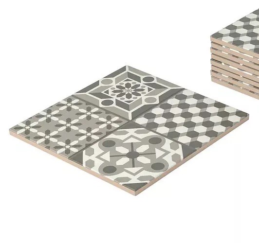(Qty 1) IKEA Mallsten Top Part Outdoor Floor Decking Tile White Gray 0.97 sq ft
