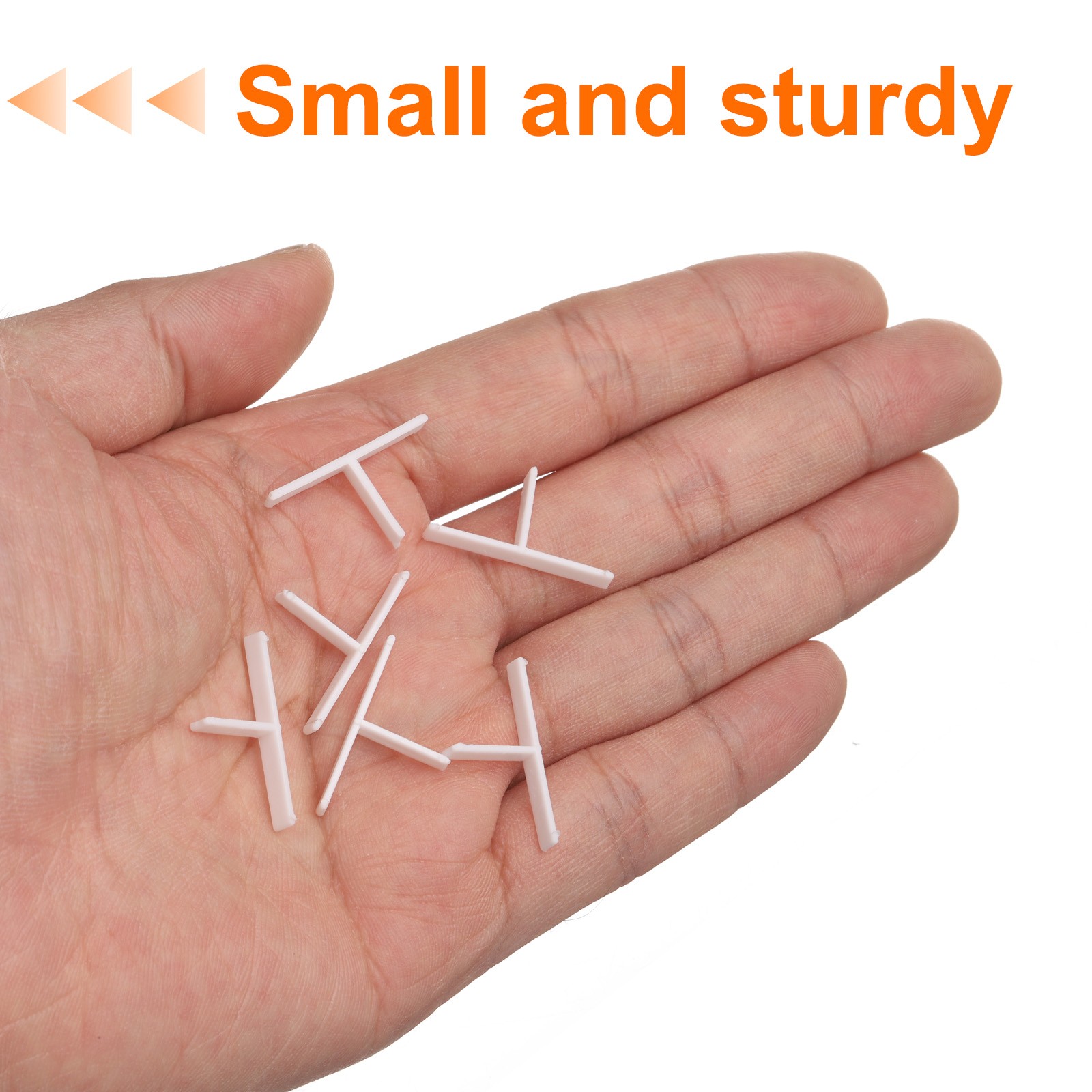 100pcs Tile Spacers 1mm Hard Plastic T Type Tiles Leveler Spacer for Ceramic