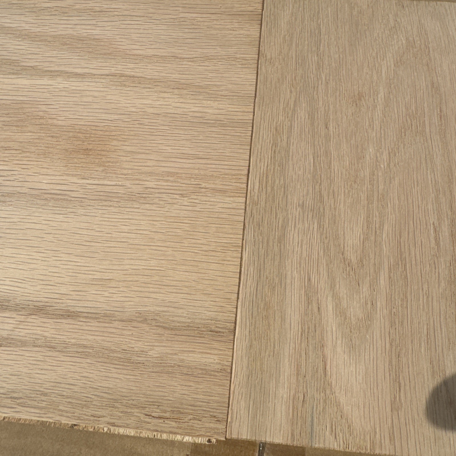 New Parquet Flooring; 18 Square Feet of Natural K-block Unfinished red oak .