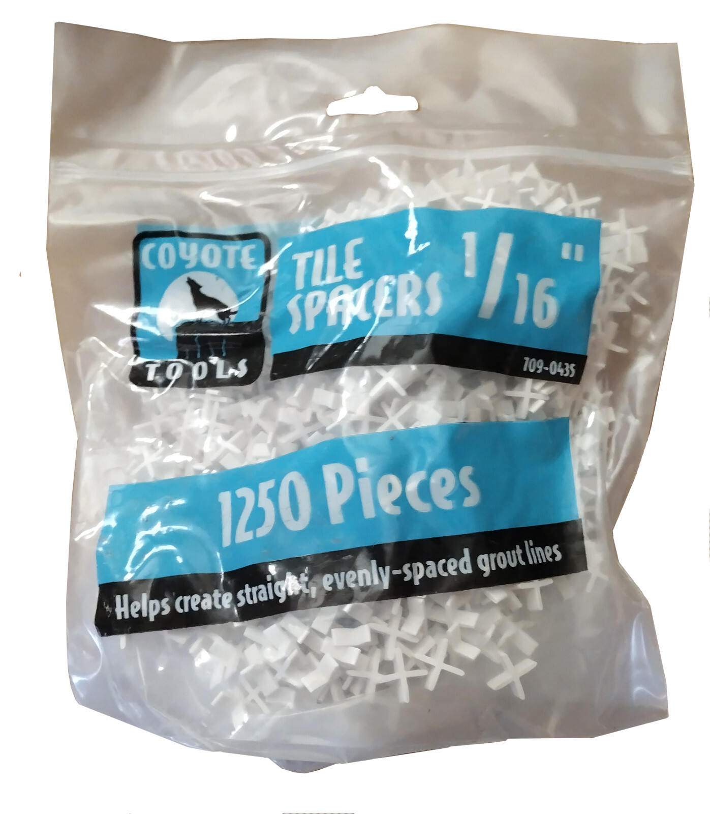 SuperiorBilt Tile Spacers 1/16” (1250 ct) – Brand New Sealed