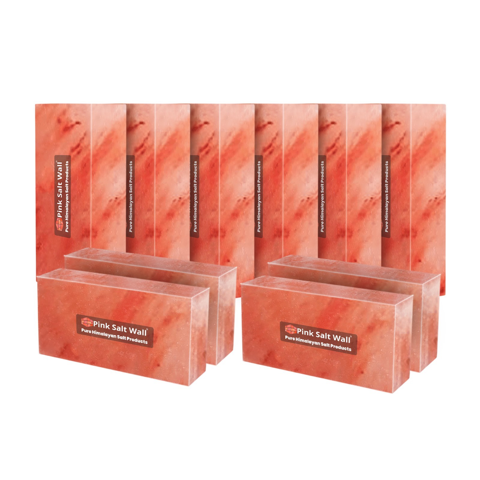 Salt Bricks 8x4x2″, Pack of 150 For Home Improvement, sauna and spa