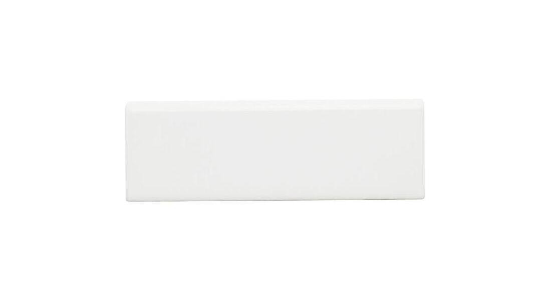 Daltile Restore Bright White 2″ x 6″ Glazed Ceramic Bullnose Trim Tile