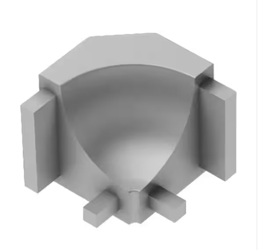 Schluter I90/AHK1S/AE Dilex-Ahka Satin Inside Corner Anodized Aluminum New Seale