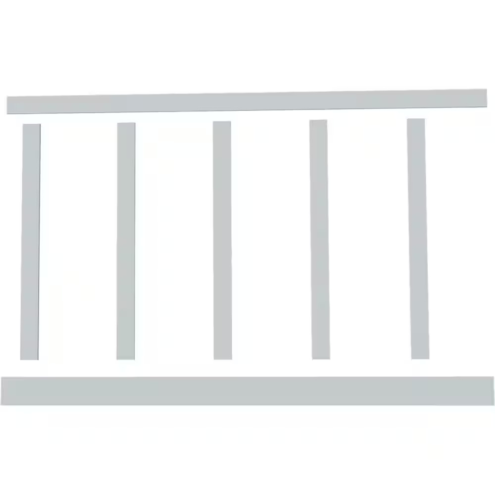 56 In. X 5/8 In. X 96 In. Expanded Cellular PVC Classic Shaker Moulding Kit (For