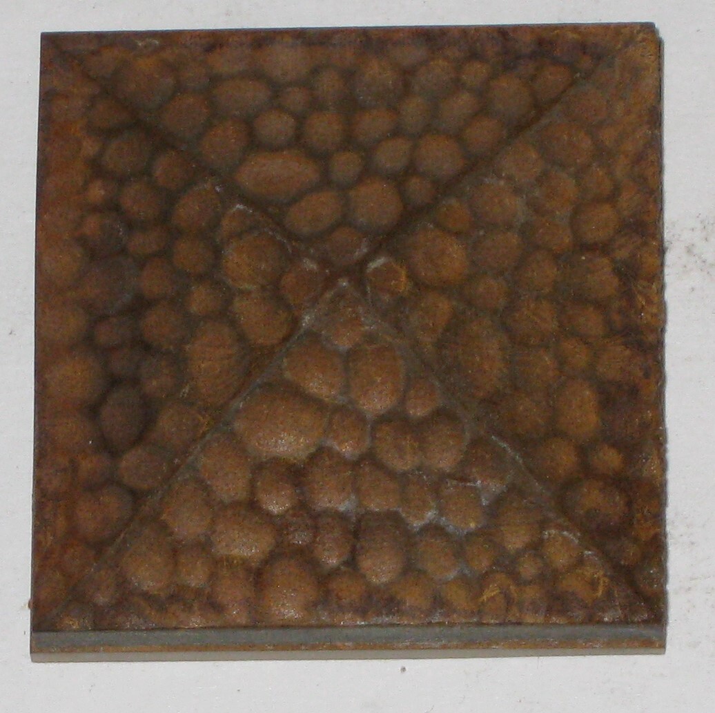 2″x2″ Pandora Henna Resin Deco Insert Accent Wall Tile -Lot of 6 pcs