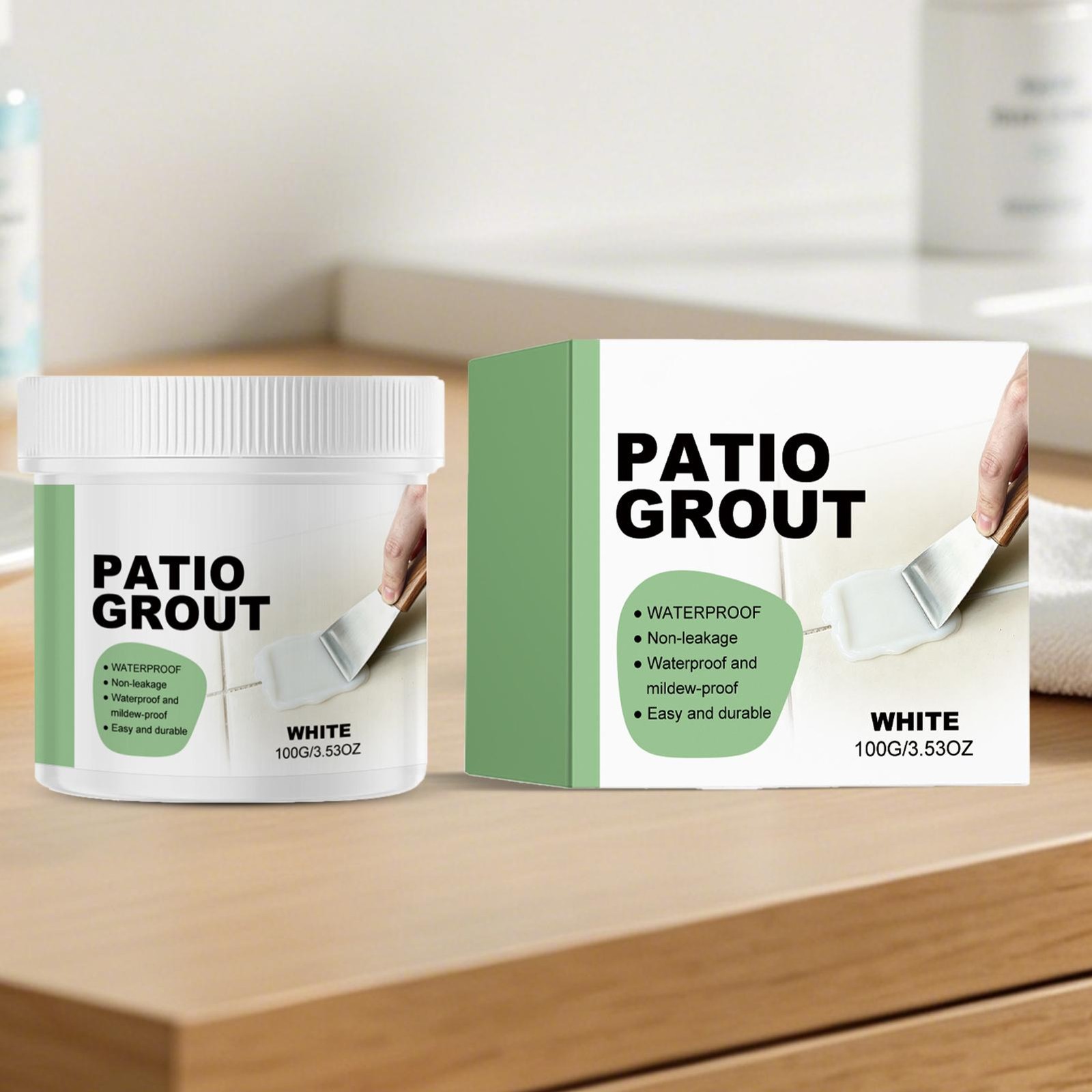 Patio tile grout Tile Sealant for Shower | 100g Long Lasting Gapfilling Adhesiv