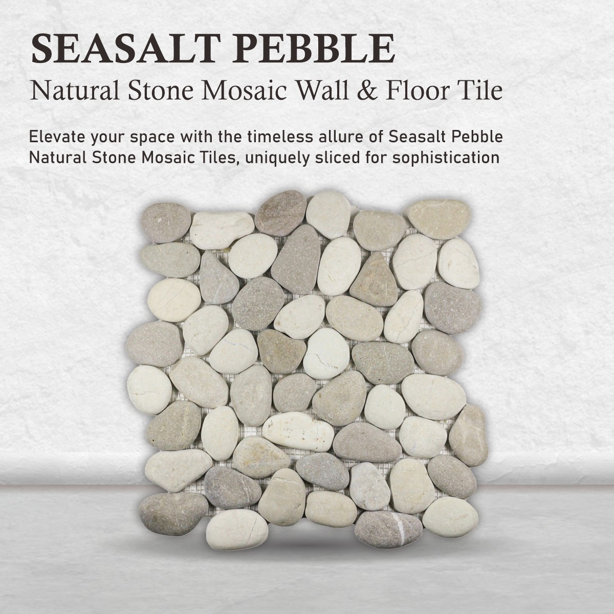 Seasalt Pebble Natural Stone Mosaic Wall & Floor Tile ($11.50/SqFt)