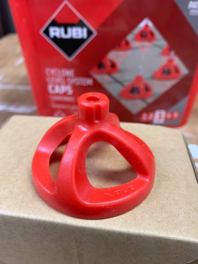 Rubi tile leveling system red universal caps 100 units brand new in open box