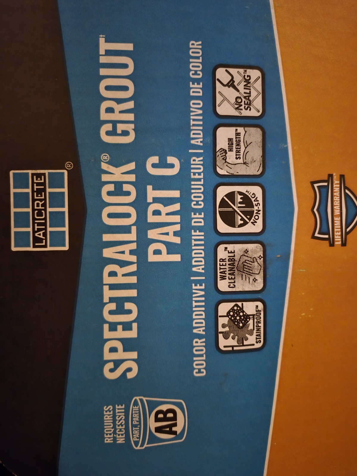 Spectralock Grout Part C 9lb Bag