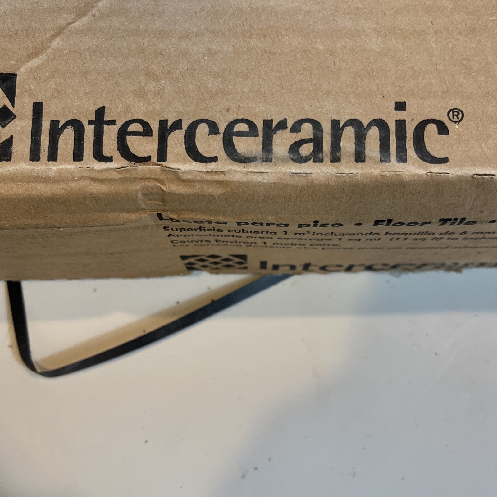 Interceramic Ceramic Floor Tile Black 12 X 12 SINGLE TILE Discontinued