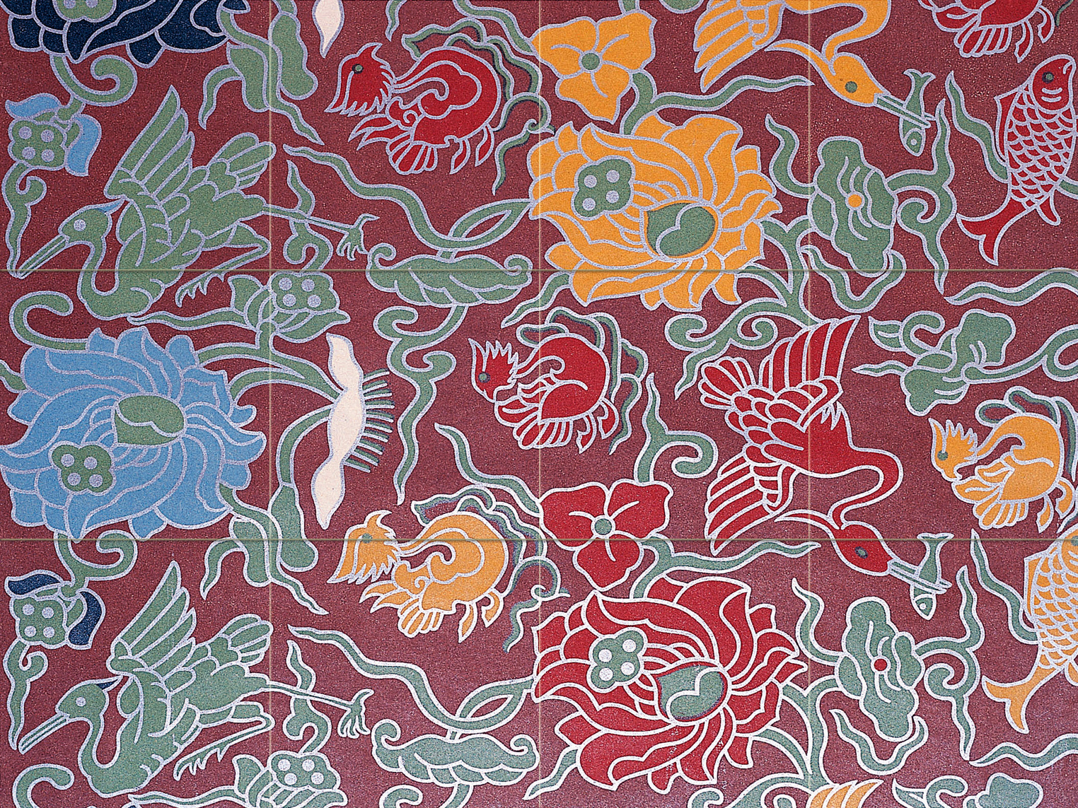 Art Chinese Flowers Animals Kitchen Mural Ceramic Tiles Home Decor Tile #2510