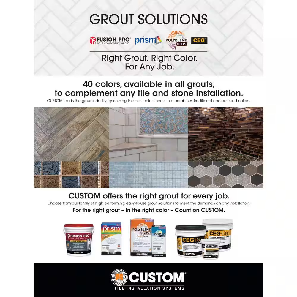 Grout Solutions Color Sample Kit – 40 Colors