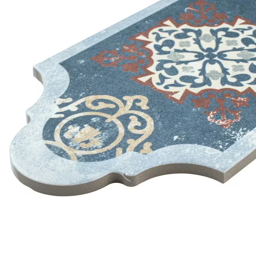 Corinto Provenzal Colors Mix 6-1/4 In. X 12-3/4 In. Porcelain Floor and Wall Til