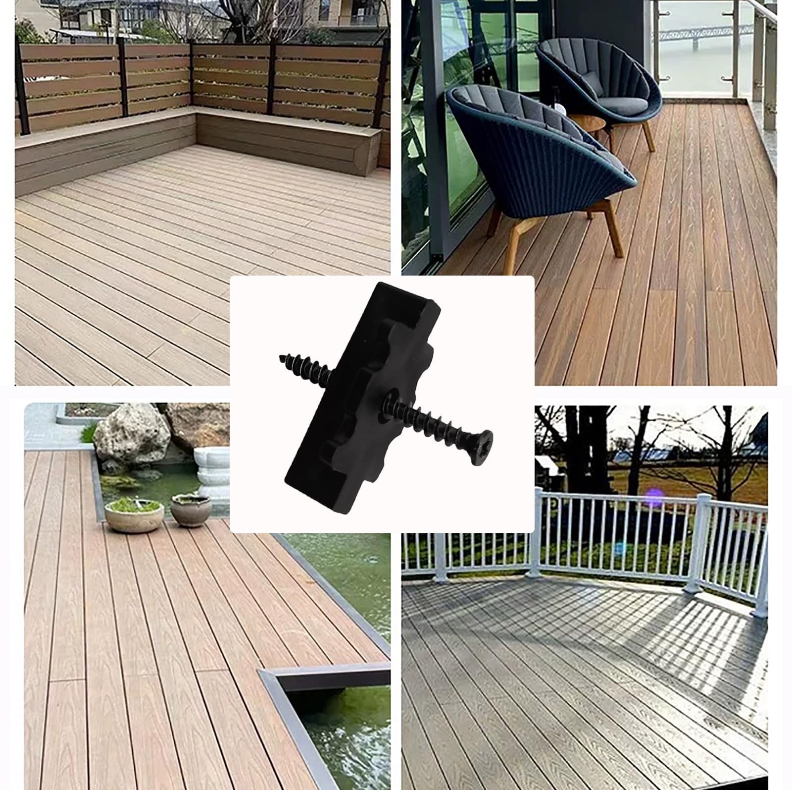500 Deck Concealed Deck Fasteners with Metal Screws. General Composite Concea…