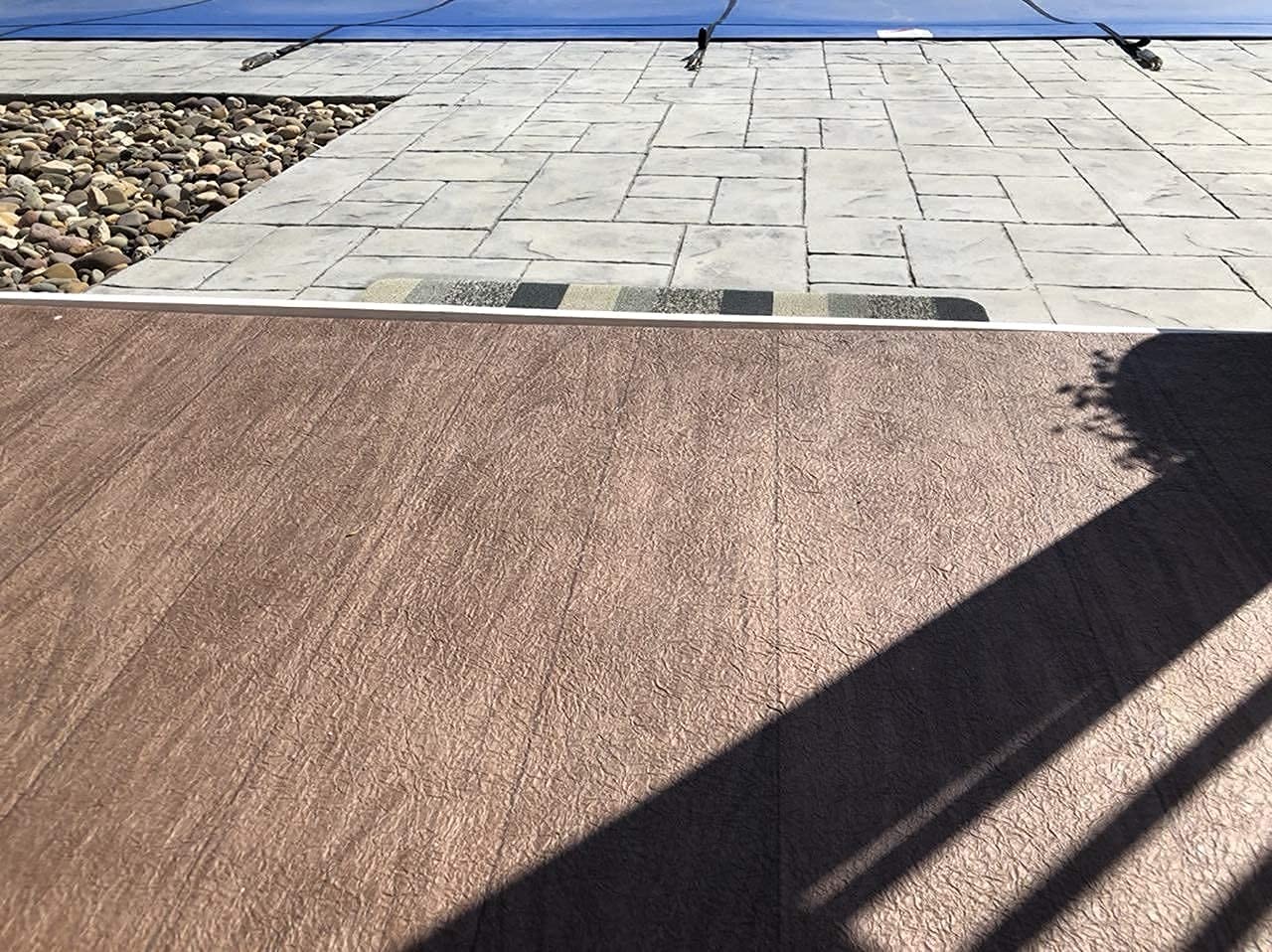 d-c-fix Outdoor Flooring Roll – Brown Oak Wood – 6 x 12, 72 sq.ft – Waterproo…