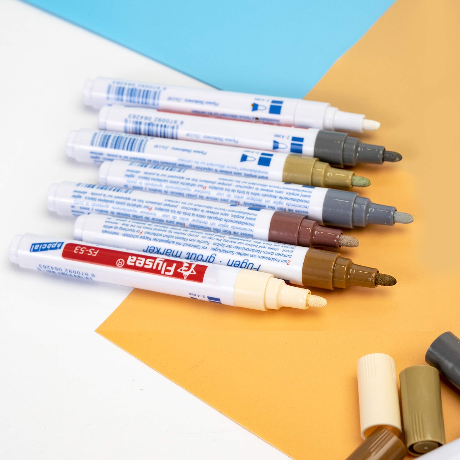 7 Pieces Grout Pen Home Tile Grout Wall Pen Restorer Pen Repair Marker For Re…