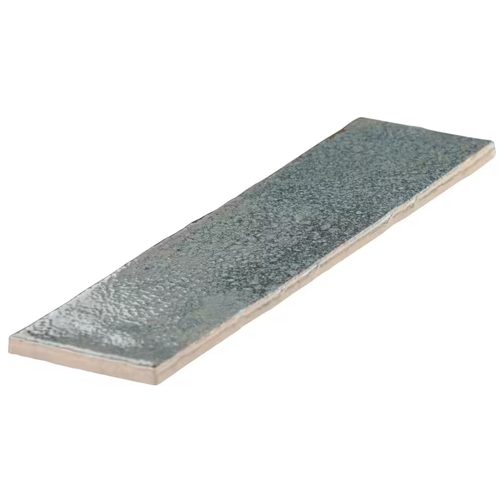 Mandalay Green 2.95 In. X 11.81 In. Polished Ceramic Wall Tile (5.38 Sq. Ft./Cas
