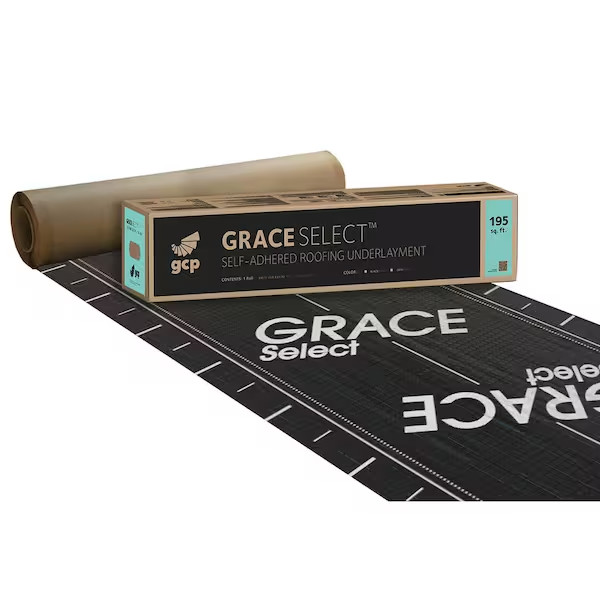 roof underlayment select rubber asphalt adhesive construction 195 sq ft. grace