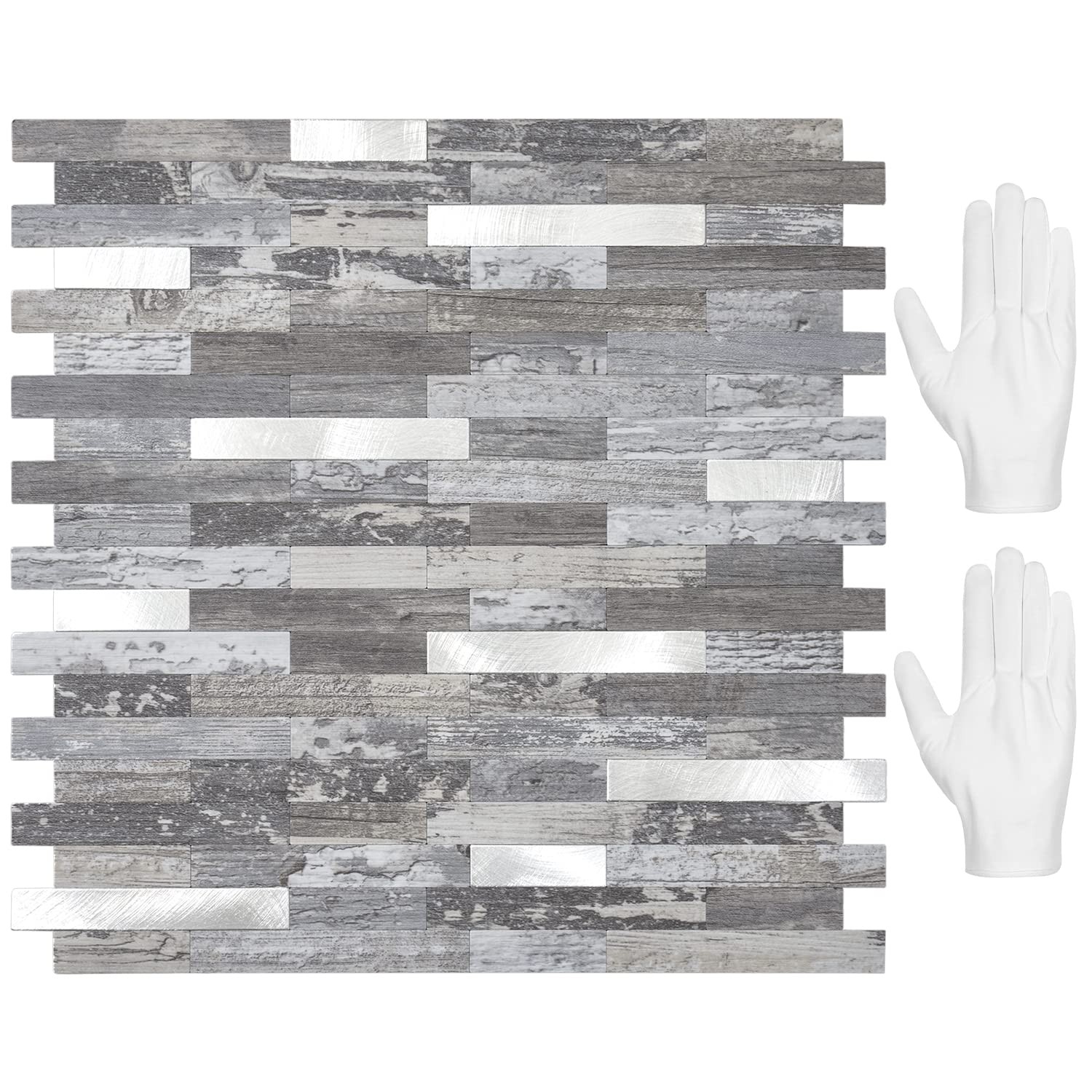 Peel and Stick Backsplash, PVC Wall Tiles Stick on Backsplash for Kitchen(10 …