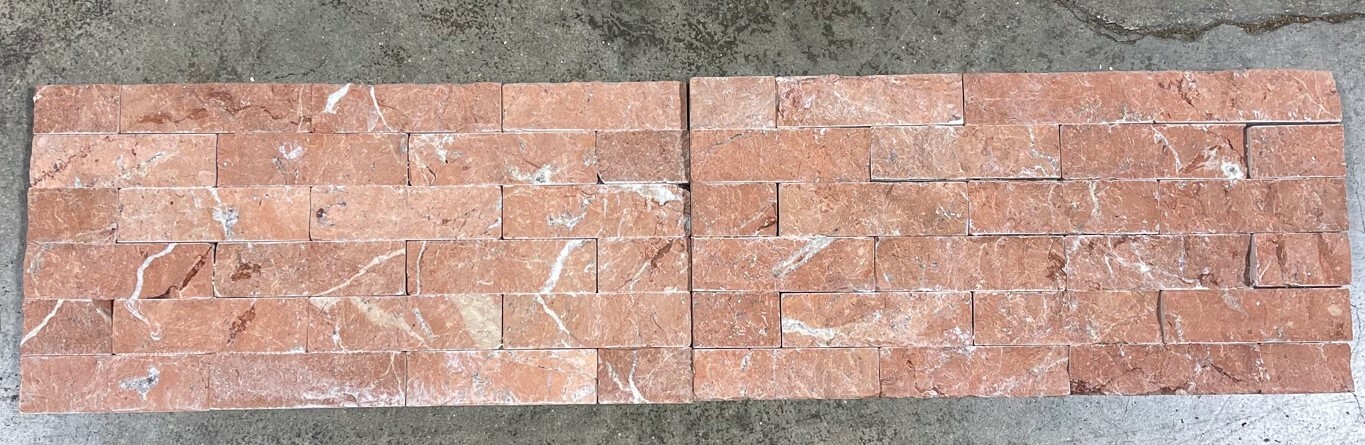 Tile Rojo Alicante Natural Stone Backsplash About 3×3 SAMPLE PIECE TS-80