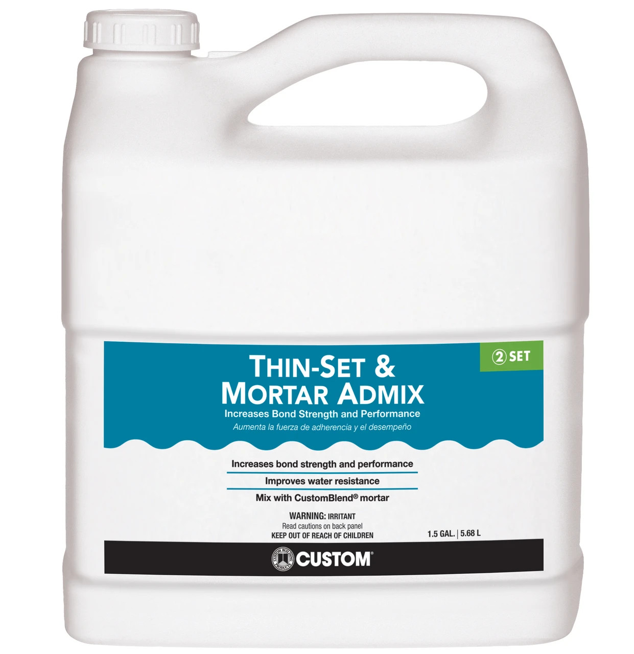 Custom Thin-Set & Mortar Admix – 1.5 Gallon