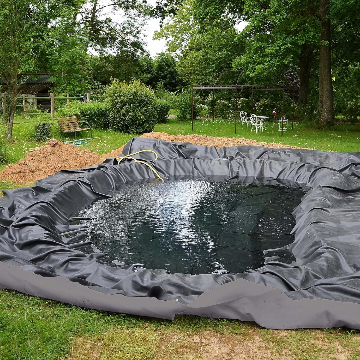 Nonwoven Geotextile Underlayment – 20 Ft. X 20 Ft. | 6 Oz Density, Use for Ponds