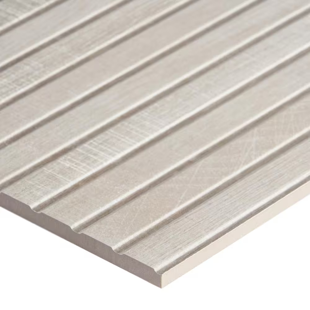 Montgomery Ribbon Gray 24 In. X 48 In. Matte Porcelain Floor and Wall Tile (15.4