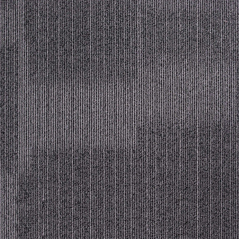 GRAINGER APPROVED 31HL76 Carpet Tile,19 11/16 in W,Dark Gray 31HL76