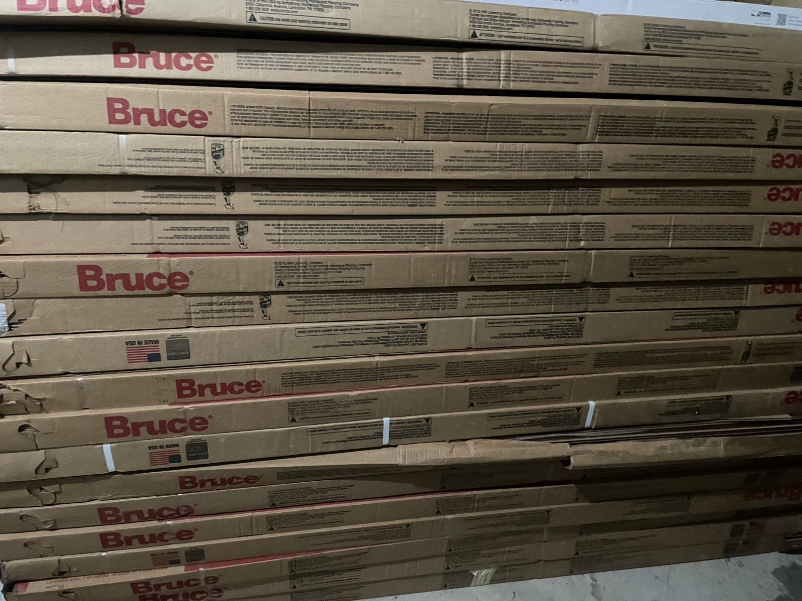 Bruce Deep Russet Oak 5/16 in. T x 2-1/4 in. W Solid Hardwood Flooring