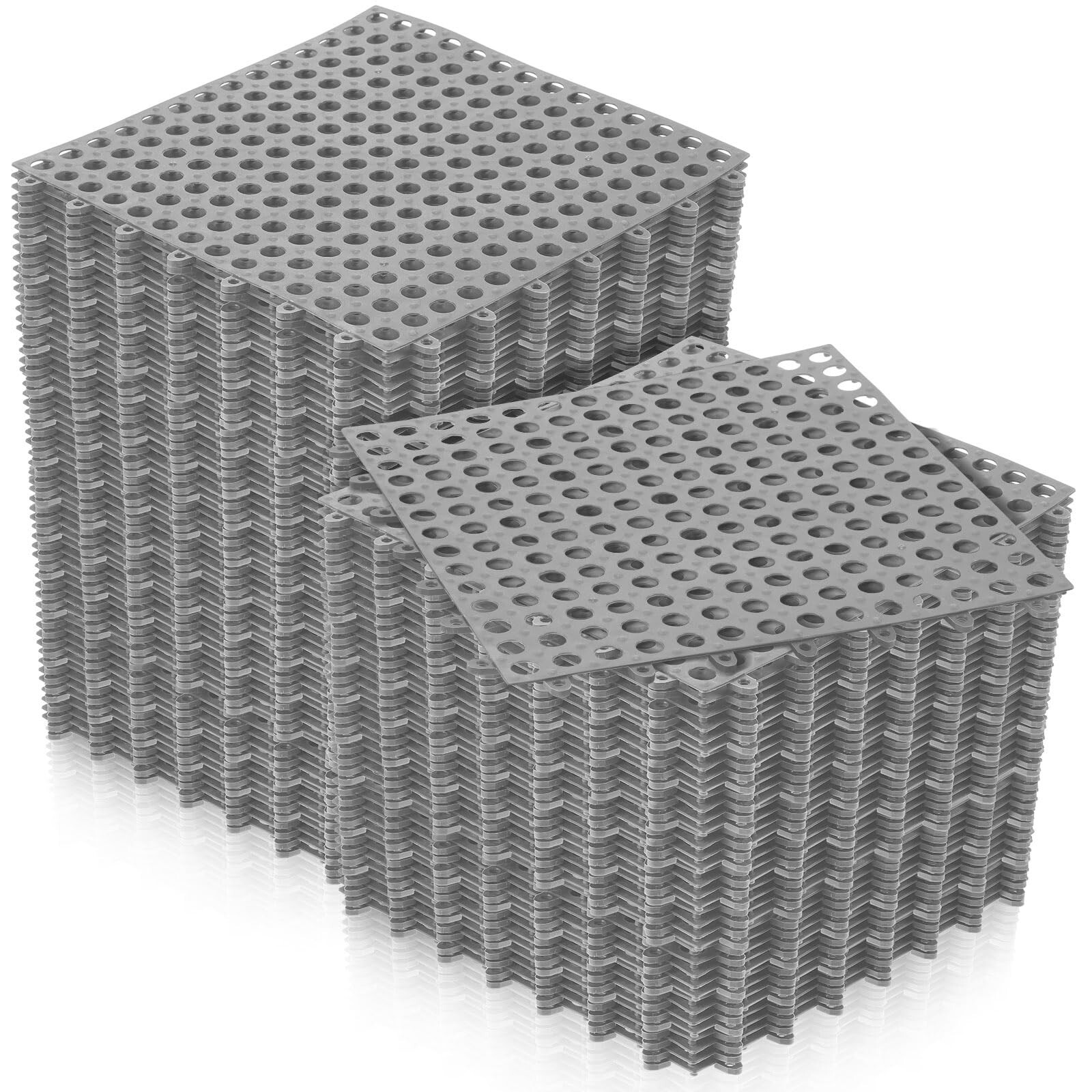 50 Pcs Drainage Interlocking Tiles Dry Deck Tiles 11.8” X 11.8” Interlockin…