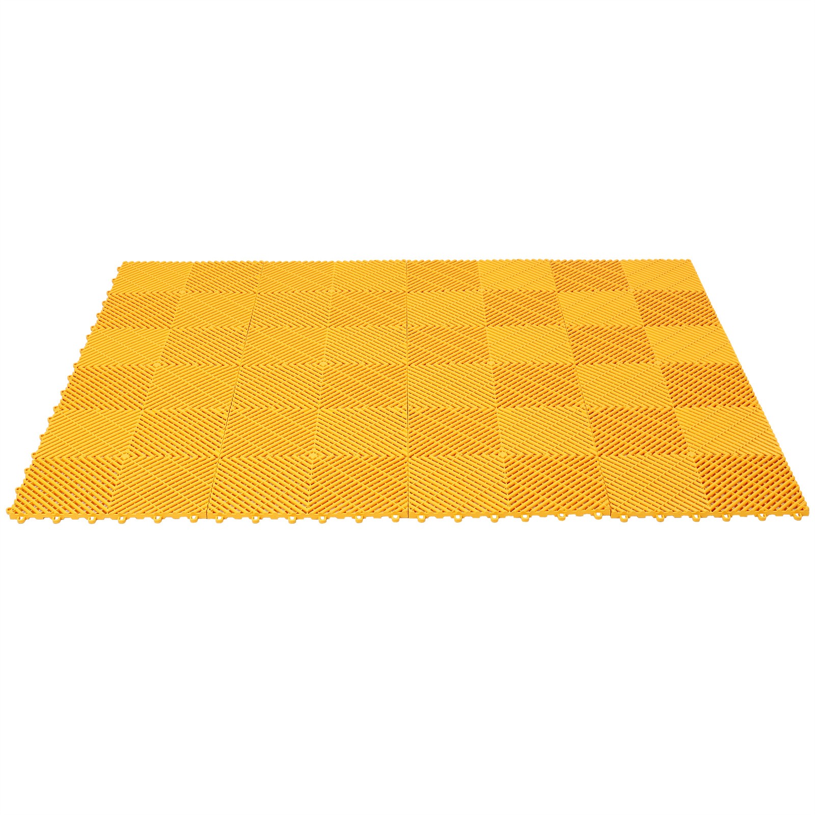 25pcs 15.6×15.6″ Plastic Interlocking Modular Garage Flooring Tile Drainage Tile