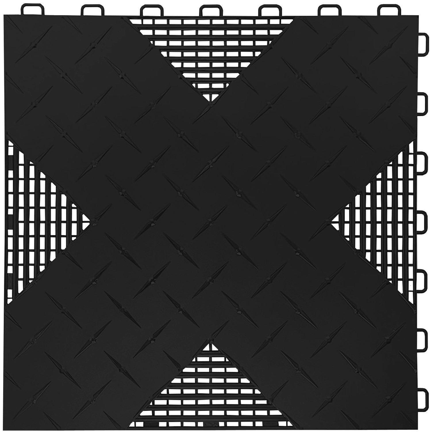 Orange … HYBRID-X garage floor tiles. 50 square feet 17” X 17” MADE IN USA