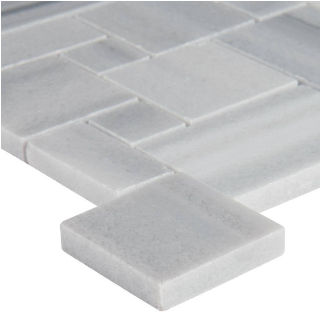 MSI Bergamo Magic Polished Marble Mosaic Wall Floor Tile 1 sqft 12in x 12in 1pc