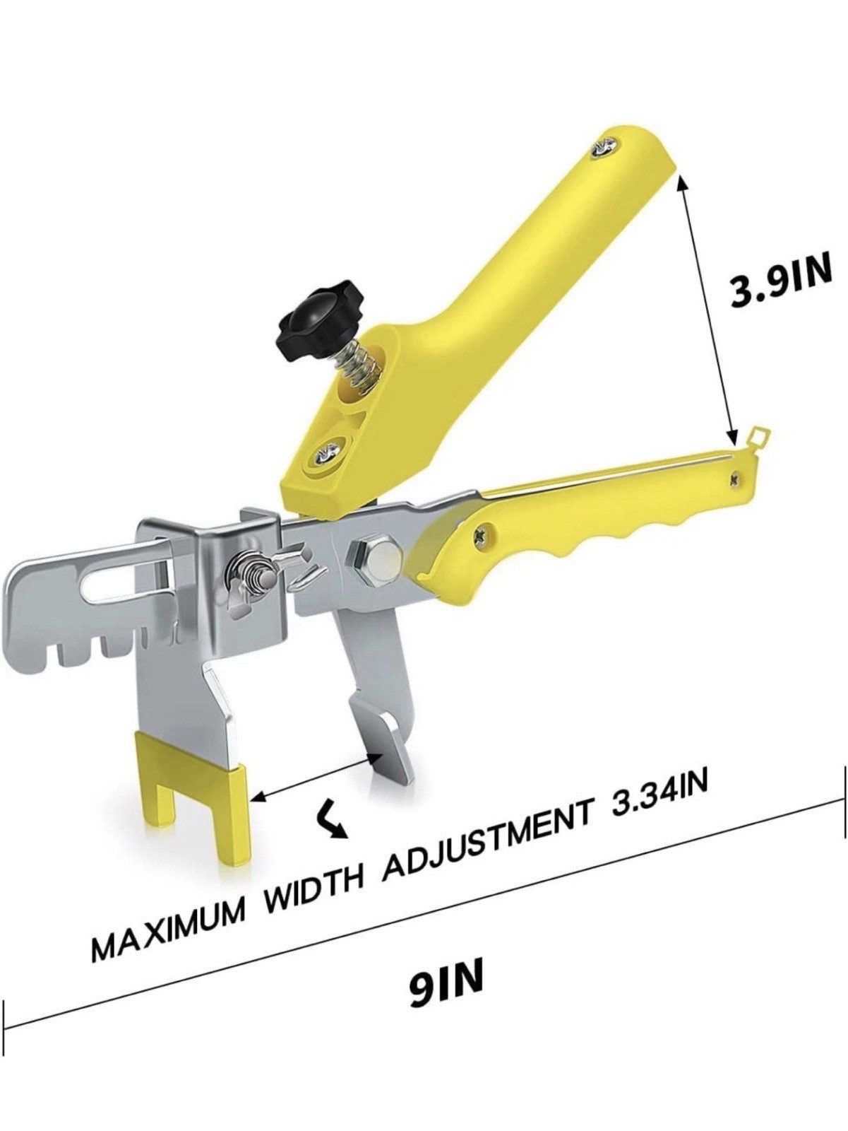 Tile Leveling System with Tile Plier-300-Piece Tile Spacers Clips and 100-Piece