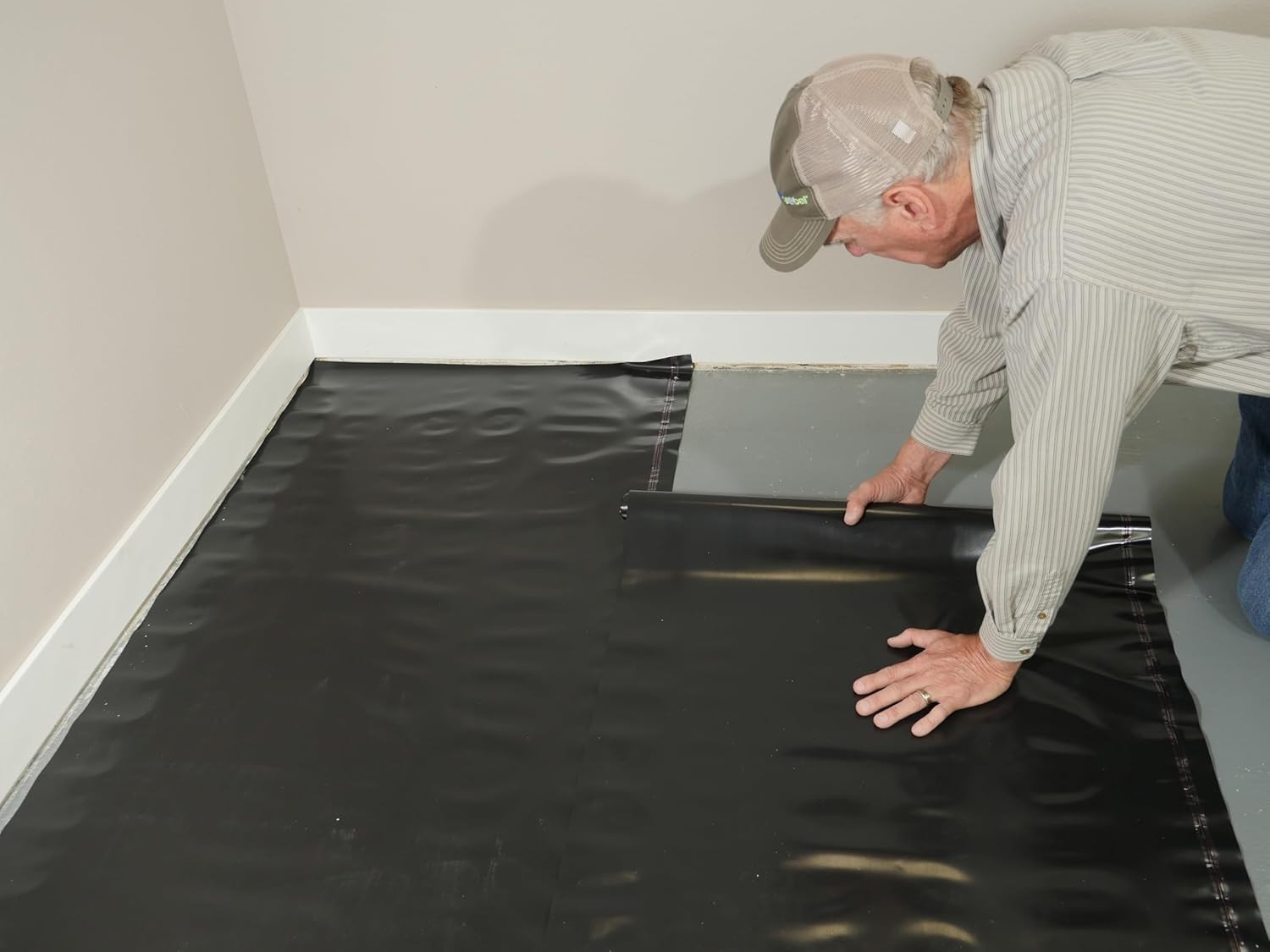 100 Sq Ft Moisture Barrier Underlayment – 6 Mil Thick Polyethylene Film