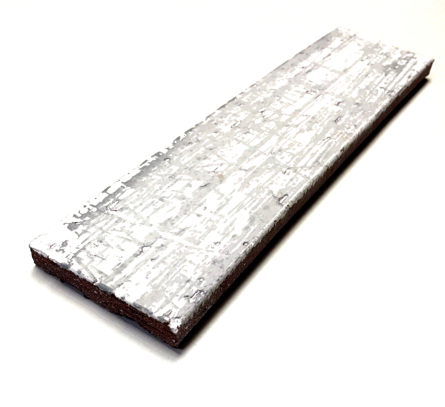 2.5×9.5 White Frost Matte Glazed Extruded Textured Brick Backsplash Field Tile