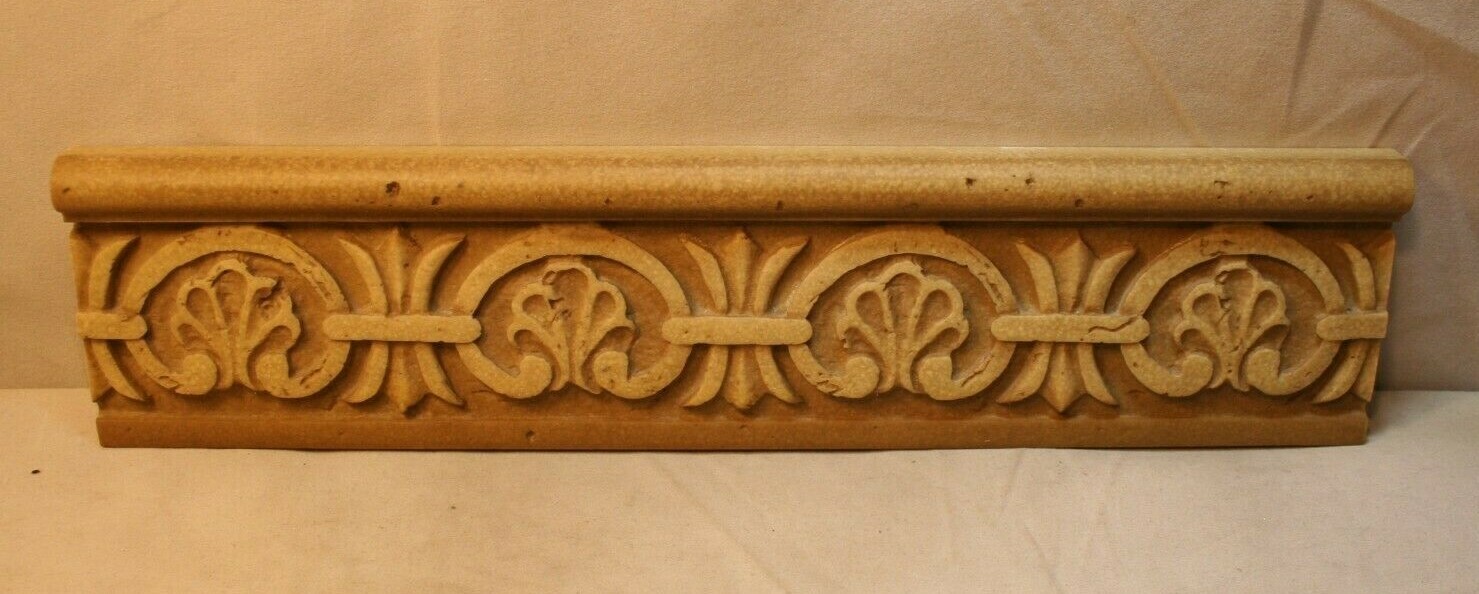 Decorative Listello Border Made Of Resin Travertine Look 12 1/4″ X 3/8″ X3″