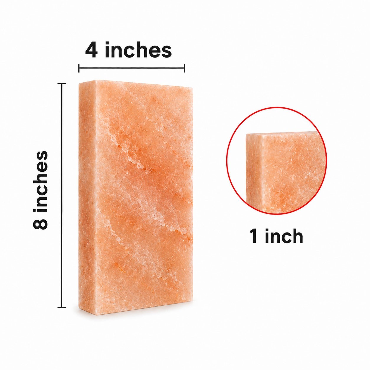 Himalayan Pink Salt Tiles 8″x4″x1″ Pack of 10 Natural Sauna Spa Therapy Bricks