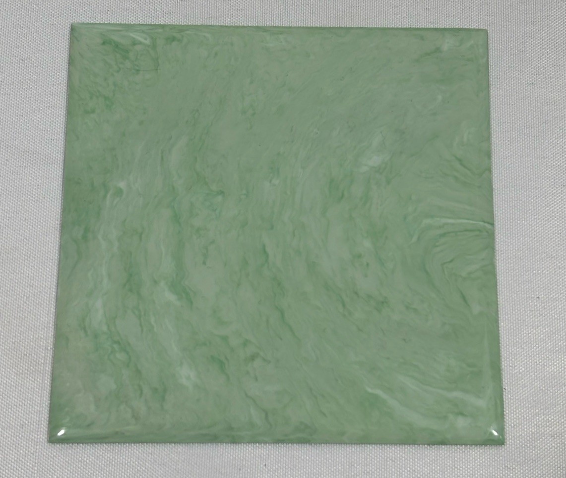 100 Vintage Pale Mint Green Marble Plastic Polystyrene Wall Tiles 4.25″x4.25″ #A
